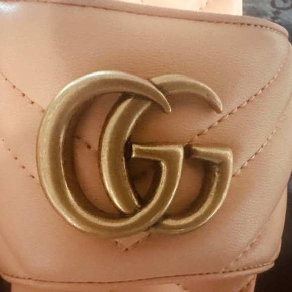 BEAUTIFUL GUCCI PUMP PEACH COLORED SANDALS! NEVER WORN! BRAND NEW!! WITH BOX! - Picture 12 of 16